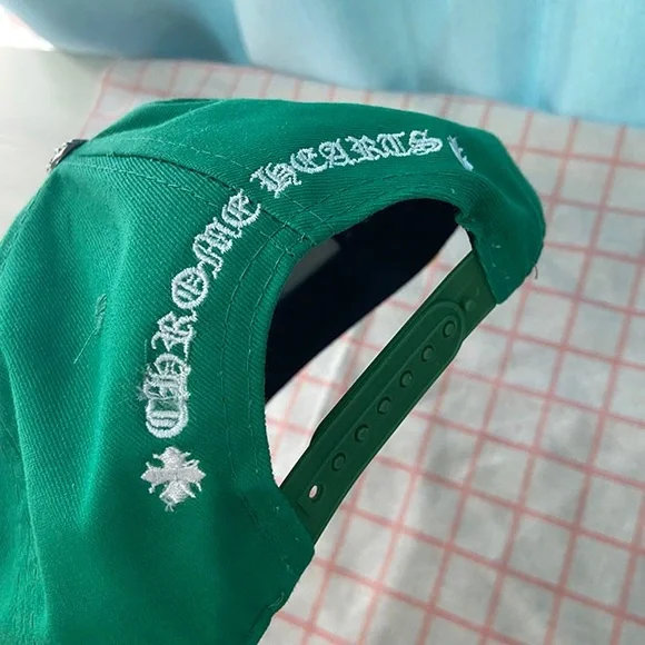 Chrome Hearts Yellow And Green Color Matching Casual Sports Hat - Picture 5 of 7